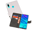 BAOHU Booktype Telefoonhoesjes - Bookcase Hoesje - Wallet Case -  Geschikt voor Huawei P Smart 2019 - Wit