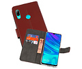 Booktype Telefoonhoesjes - Bookcase Hoesje - Wallet Case -  Geschikt voor Huawei P Smart 2019 - Bruin