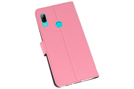 Booktype Telefoonhoesjes - Bookcase Hoesje - Wallet Case -  Geschikt voor Huawei P Smart 2019 - Roze