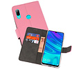 BAOHU Booktype Telefoonhoesjes - Bookcase Hoesje - Wallet Case -  Geschikt voor Huawei P Smart 2019 - Roze