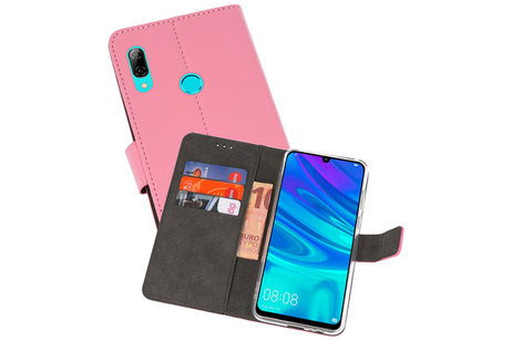 Booktype Telefoonhoesjes - Bookcase Hoesje - Wallet Case -  Geschikt voor Huawei P Smart 2019 - Roze