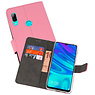 BAOHU Wallet Cases Hoesje Huawei P Smart 2019 Roze