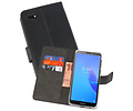 BAOHU Booktype Telefoonhoesjes - Bookcase Hoesje - Wallet Case -  Geschikt voor Huawei Y5 Lite 2018 - Zwart