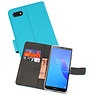 BAOHU Wallet Cases Hoesje Huawei Y5 Lite 2018 Blauw