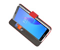 BAOHU Booktype Telefoonhoesjes - Bookcase Hoesje - Wallet Case -  Geschikt voor Huawei Y5 Lite 2018 - Rood