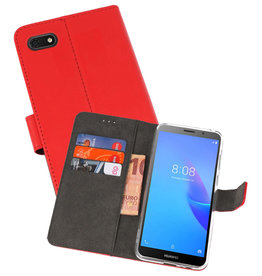 BAOHU Wallet Cases Hoesje Huawei Y5 Lite 2018 Rood