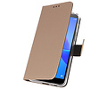 BAOHU Booktype Telefoonhoesjes - Bookcase Hoesje - Wallet Case -  Geschikt voor Huawei Y5 Lite 2018 - Goud