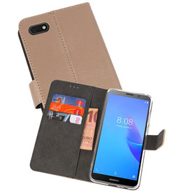 BAOHU Wallet Cases Hoesje Huawei Y5 Lite 2018 Goud