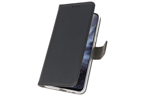 BAOHU Booktype Telefoonhoesjes - Bookcase Hoesje - Wallet Case -  Geschikt voor Samsung Galaxy A8s - Zwart