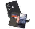 BAOHU Booktype Telefoonhoesjes - Bookcase Hoesje - Wallet Case -  Geschikt voor Samsung Galaxy A8s - Zwart