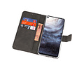 Booktype Telefoonhoesjes - Bookcase Hoesje - Wallet Case -  Geschikt voor Samsung Galaxy A8s - Wit