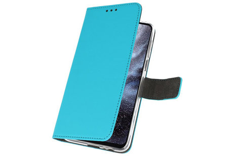 BAOHU Booktype Telefoonhoesjes - Bookcase Hoesje - Wallet Case -  Geschikt voor Samsung Galaxy A8s - Blauw