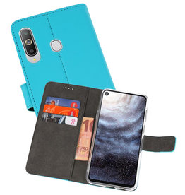 BAOHU Wallet Cases Hoesje Samsung Galaxy A8s Blauw