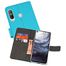 BAOHU Wallet Cases Hoesje Samsung Galaxy A8s Blauw