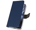 BAOHU Booktype Telefoonhoesjes - Bookcase Hoesje - Wallet Case -  Geschikt voor Samsung Galaxy A8s - Navy