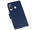 BAOHU Booktype Telefoonhoesjes - Bookcase Hoesje - Wallet Case -  Geschikt voor Samsung Galaxy A8s - Navy