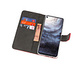 BAOHU Booktype Telefoonhoesjes - Bookcase Hoesje - Wallet Case -  Geschikt voor Samsung Galaxy A8s - Rood