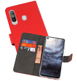 Wallet Cases Hoesje Samsung Galaxy A8s Rood