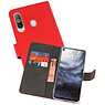 BAOHU Wallet Cases Hoesje Samsung Galaxy A8s Rood