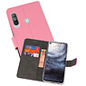 BAOHU Wallet Cases Hoesje Samsung Galaxy A8s Roze