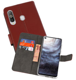 BAOHU Wallet Cases Hoesje Samsung Galaxy A8s Bruin
