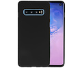 BackCover Hoesje Color Telefoonhoesje voor Samsung Galaxy S10 - Zwart