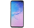 BAOHU Hoesje Geschikt voor de Samsung Galaxy S10 - Backcover Color Telefoonhoesje - Zwart
