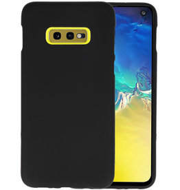 BAOHU BackCover Hoesje Color Telefoonhoesje Samsung Galaxy S10e - Zwart