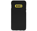 BAOHU Hoesje Geschikt voor de Samsung Galaxy S10e - Backcover Color Telefoonhoesje - Zwart