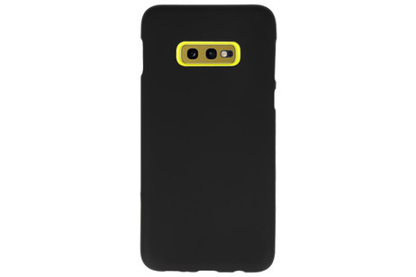 BackCover Hoesje Color Telefoonhoesje voor Samsung Galaxy S10e - Zwart