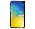 BAOHU Hoesje Geschikt voor de Samsung Galaxy S10e - Backcover Color Telefoonhoesje - Zwart