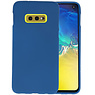 BAOHU BackCover Hoesje Color Telefoonhoesje Samsung Galaxy S10e - Navy