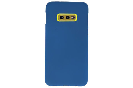 BackCover Hoesje Color Telefoonhoesje voor Samsung Galaxy S10e - Navy