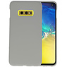 BAOHU BackCover Hoesje Color Telefoonhoesje Samsung Galaxy S10e - Grijs
