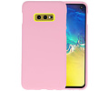 BackCover Hoesje Color Telefoonhoesje voor Samsung Galaxy S10e - Roze