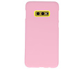 BackCover Hoesje Color Telefoonhoesje voor Samsung Galaxy S10e - Roze
