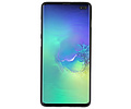 BAOHU Hoesje Geschikt voor de Samsung Galaxy S10 Plus - Backcover Color Telefoonhoesje - Zwart