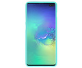 BackCover Hoesje Color Telefoonhoesje voor Samsung Galaxy S10 Plus - Turquoise