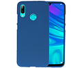 BAOHU Hoesje Geschikt voor de Huawei P Smart 2019 - Backcover Color Telefoonhoesje - Navy