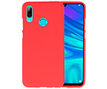 BAOHU Hoesje Geschikt voor de Huawei P Smart 2019 - Backcover Color Telefoonhoesje - Rood