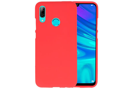 BAOHU Hoesje Geschikt voor de Huawei P Smart 2019 - Backcover Color Telefoonhoesje - Rood
