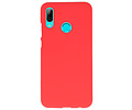 BAOHU Hoesje Geschikt voor de Huawei P Smart 2019 - Backcover Color Telefoonhoesje - Rood