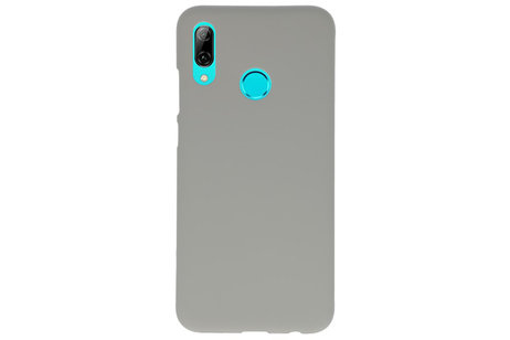 BAOHU Hoesje Geschikt voor de Huawei P Smart 2019 - Backcover Color Telefoonhoesje - Grijs