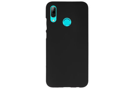 BAOHU Hoesje Geschikt voor de Huawei P Smart 2019 - Backcover Color Telefoonhoesje - Zwart