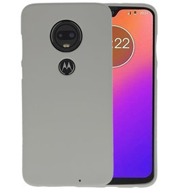 BAOHU BackCover Hoesje Color Telefoonhoesje Motorola Moto G7 - Grijs