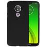 BAOHU BackCover Hoesje Color Telefoonhoesje Motorola Moto G7 Power - Zwart