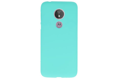 BackCover Hoesje Color Telefoonhoesje voor Motorola Moto G7 Power - Turquoise
