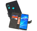 BAOHU Booktype Telefoonhoesjes - Bookcase Hoesje - Wallet Case -  Geschikt voor Huawei Y7 / Y7 Prime (2019) - Zwart