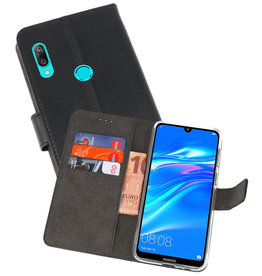 BAOHU Wallet Cases Hoesje Huawei Y7 / Y7 Prime (2019) Zwart