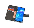 BAOHU Booktype Telefoonhoesjes - Bookcase Hoesje - Wallet Case -  Geschikt voor Huawei Y7 / Y7 Prime (2019) - Blauw